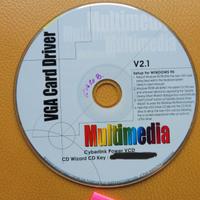 VGA Card Driver Multimedia + Software V2.1 Win. 9