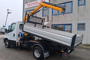 Iveco daily 35c15 + gru e cassone ribaltabile