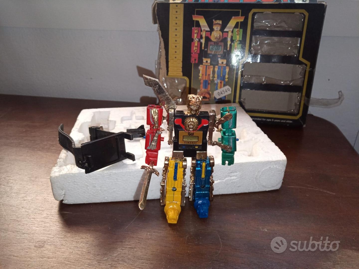 Timebot robot voltron action figure anni 80 golion Elettrodomestici