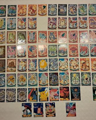 Pokemon Topps serie 1 quasi completa - Poor cond.