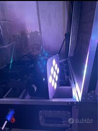 fari led rgbw a batteria wi-fi