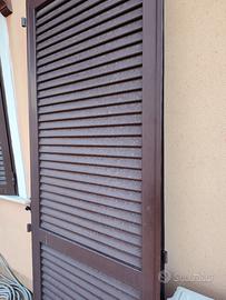 persiana ferro + finestra PVC 