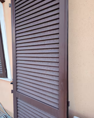 persiana ferro + finestra PVC 