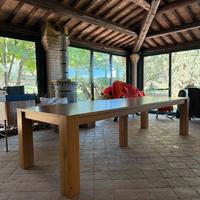 Grande tavolo in legno 320 x 110 cm