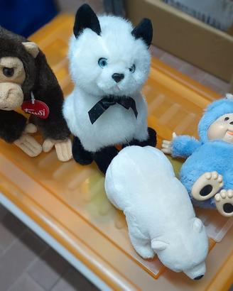 Peluche Trudi scimmia, orso, gatto e vario