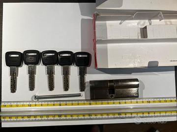 SERRATURA CILINDRO EUROPEO CISA ASIX P8 80mm