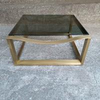 Tavolino in ottone di Luciano Frigerio