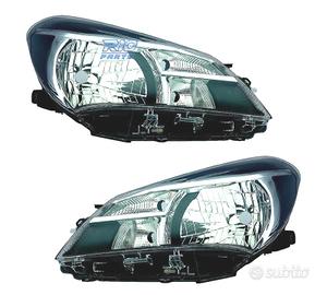 FARI PER TOYOTA YARIS 5P 14-16 FONDO NERO