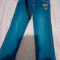 Winnie the Pooh Jeans 7anni cm122+abito+cintura 