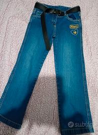 Winnie the Pooh Jeans 7anni cm122+abito+cintura 