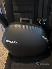 Tris valigie shad sh36 e bauletto sh44 nuove