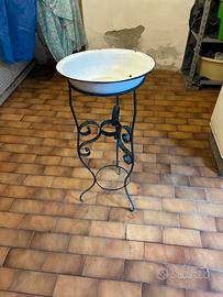 Antico Lavamano d’epoca con catino - arredo vintag