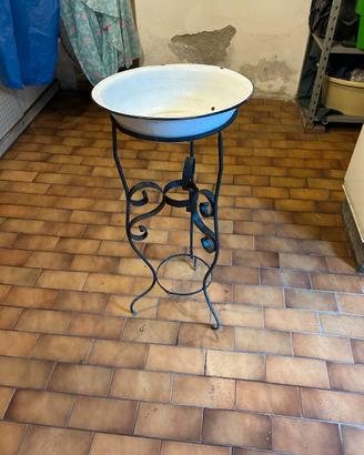 Antico Lavamano d’epoca con catino - arredo vintag