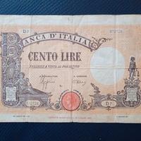 Antica banconota 100 Lire