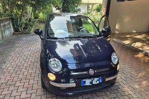 Fiat 500 blu 