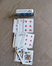 Mazzo di carte da poker vintage da collezione