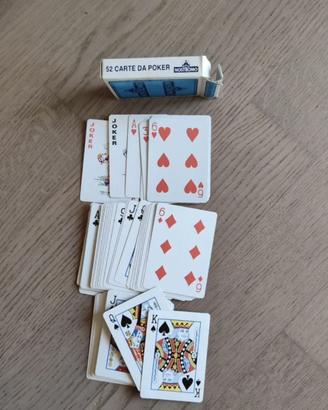 Mazzo di carte da poker vintage da collezione