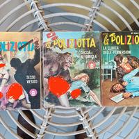 3 fumetti erotici La Poliziotta numeri 24 52 53 