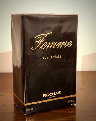 Femme de Rochas eau de toilette 200 ml SIGILLATO 