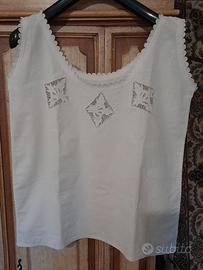 sottogiacca ricamata a mano