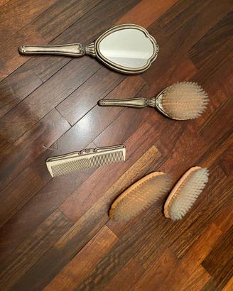 Set toilette argento