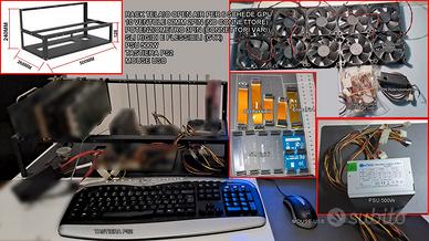 Rack Telaio Open Air per 6 Schede GPU