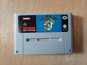 Cartuccia per Super Nintendo Super Mario world