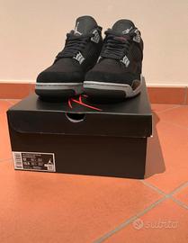 Jordan 4 Black Canvas