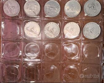 Titolo
Lotto 69x 500 Lire Argento Caravelle 1958-1