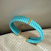 Bracciale turchese e oro 18kt