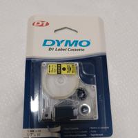 Nastro per etichettatrice Dymo nero su giallo