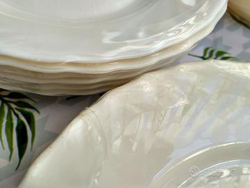 Arc Trianon Ciotola Con Piatto In Porcellana Bianca 13 Cm - Elegante Set Per Dessert O Antipasto - 5