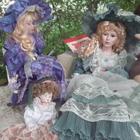 3 BAMBOLE VINTAGE DA COLLEZIONE