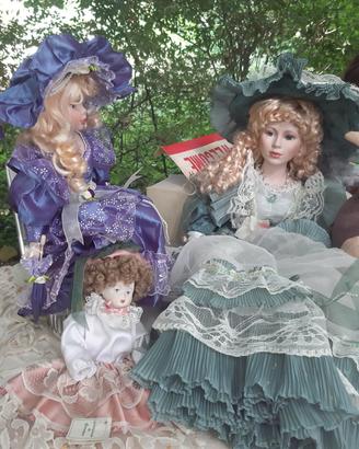 3 BAMBOLE VINTAGE DA COLLEZIONE