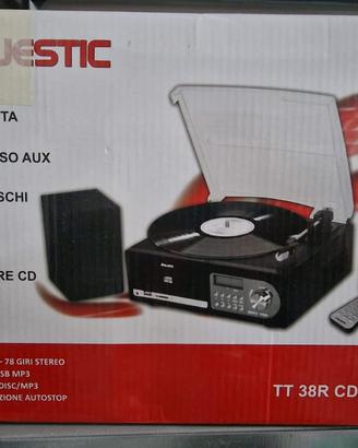 Giradischi Majestic nuovo 33/45/78 giri