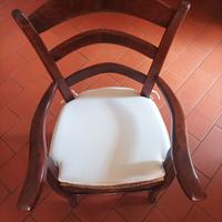 Sedia padronale legno massiccio 