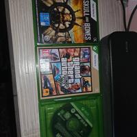 xbox serie x con gta5 f1 24 e skull and bones 2pad