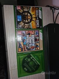 xbox serie x con gta5 f1 24 e skull and bones 2pad