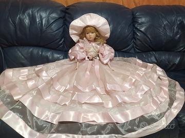 bambola porcellana 75 cm