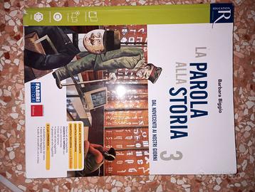 libro storia "La parola alla storia" per 3^ media