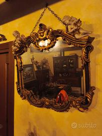 specchio con cornice 
