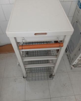 Carrello frutta legno