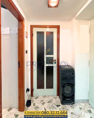 Bilocale con doppia esposizione angolare