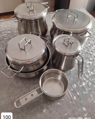 Set batteria pentole BARAZZONI inox