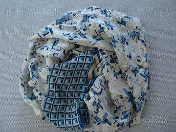 foulard sciarpa 100% seta made in Italy