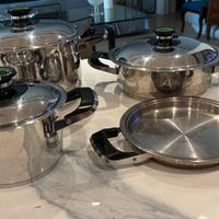 Pentole acciaio inox AMC originali