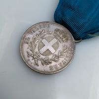 Medaglia al Valore 1916 assegnata argento