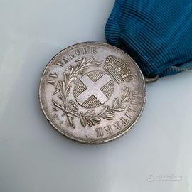 Medaglia al Valore 1916 assegnata argento