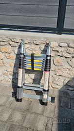 Scala telescopica  alluminio pieghevole (2.5+2,5)