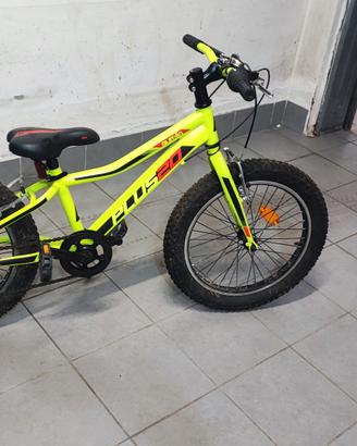 Bicicletta Fat-Bike Ragazzo 20" 6V Aurelia MTB Plu